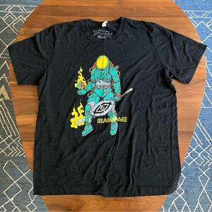 Runaway Durham Blackspace Afrofuturist Afronaut T-shirt, Men's Large, Black